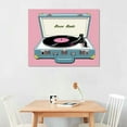 thumbnail image 2 of Nawypu  Rock &amp; Roll Vintage Record Player Canvas Wall Art, 2 of 4