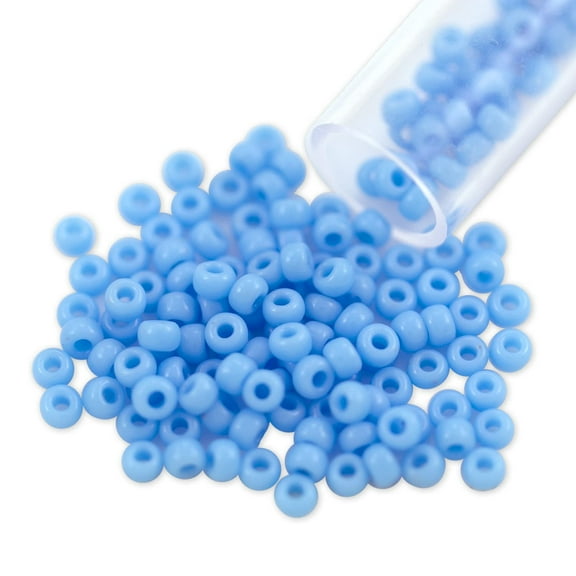 Miyuki Round Rocaille Seed Bead 8/0 Opaque Sky Blue