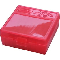 MTM P-100 FLIP-TOP PISTOL AMMO BOX 1.68" OAL RED POLY