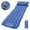 Blue, variant on Camping Sleeping Pad, Ultralight Camping Mat with Pillow Built-in Foot Pump Inflatable Sleeping Pads Compact for Camping Backpacking Hiking Traveling Air Mattress
