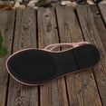 thumbnail image 4 of Xfvqtps Women Roman Strappy Sandals Flat Crisscross Elastic Strap Summer Sandals Casual Shoes Walking Sandals, 4 of 9