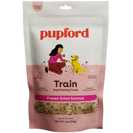 UPC: 0850980008561 | Freeze-Dried Training Treats from Pupford – 450 Treats per Bag Low Calorie Best High Value Training Reward (Comes in Beef Liver Sweet Potato & Chicken) (Salmon)
