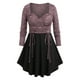 thumbnail image 1 of Camiseta Manga Larga Teñida Rosegal Mangas largas de talla grande, 1 of 5