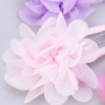 thumbnail image 4 of ColoMX 20pcs flores de gasa bebés niñas niños horquilla pinzas para el cabello barrettes color mezclado, 4 of 7