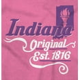 thumbnail image 2 of Indiana IN Flag State Shape Filagree Women's Graphic T Shirt Tees Brisco Brands S, 2 of 6