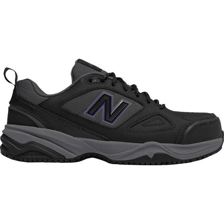 Women's New Balance WID627v2 Steel Toe Work Shoe Black/Purple 5.5 2E