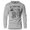 Sport Grey, variant on GYMISH No Squatting Lightweight Long Sleeve Hooded T-Shirt for Men – Funny Gym Hoodie, Khaki, Small