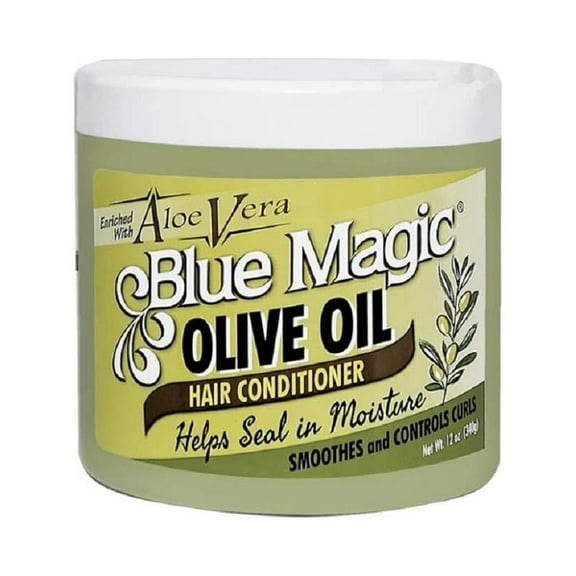 Blue Magic Olive Oil Hair Conditioner Enriched With Aloe Vera, 12 Oz.,Pack of 6