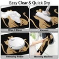 thumbnail image 7 of 1pc Two Cats with Heart Absorbent Non-Slip Bathroom Thickened Flannel Rug Decor,Soft,Quick Drying,Suitable For Indoor/outdoor Use,Bathrooms,Bedrooms,Kitchens,Terrace,Laundry Rooms,16"x24", 7 of 7