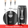 thumbnail image 4 of Student Stationery, Adjustable Thickness Easy Control Electric Pencil Sharpener  For Learn For Student 8028 Black, 4 of 8