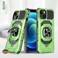 thumbnail image 2 of For Samsung Galaxy S24 Ultra 5G Hybrid Magnetic Car Mount Ring Kickstand Stand Holder Protective TPU Shockproof [Military Grade] Phone Case Cover by Xpression - Green, 2 of 9
