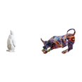thumbnail image 1 of Escultura de pingüino de resina, estatua de toro, figura de animal, adorno de mesa, diseño novedoso, detalles pintados a mano, ideal para dormitorio,, 1 of 8