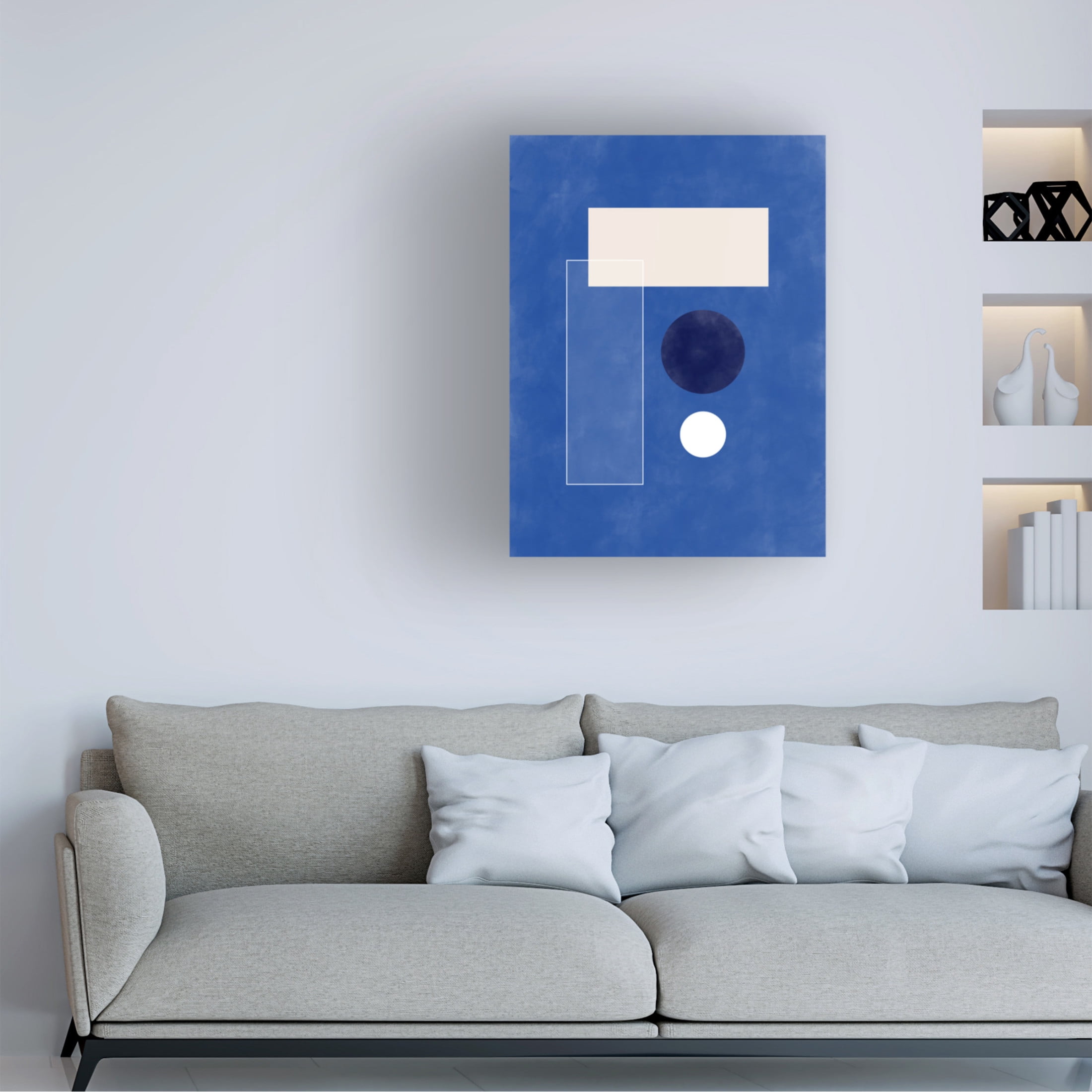 Trademark Fine Art Elena Ristova Indigo9 Canvas Wall Art