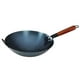thumbnail image 3 of Wok antiadherente, sartén wok universal para cocina de inducción, ollas sin revestimiento, salteadoras de gas redondas 30cm con orejas, 3 of 9