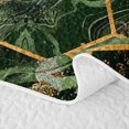 thumbnail image 5 of Erosebridal Hexagon Marble Quilt King,Modern Aesthetic Art King Coverlet Set For Adults,3 Pieces, 5 of 7