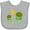 AC-Heather Grey, variant on Inktastic Fishing Frogs Cute Fisherman Boys Baby Bib