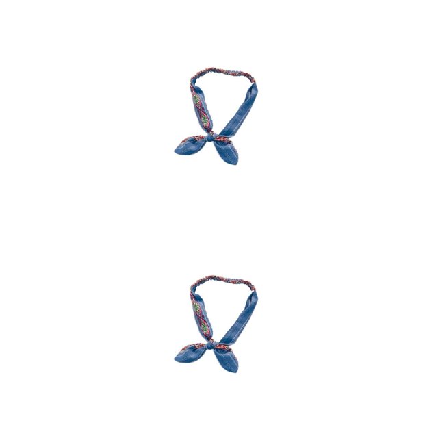 Qarigey Women Headband Bowknot Elastic Fashion Simple Decoration!Decorative Beach Work Party Wedding Travel Hairband Gifts Birthday Tipo 1 2Conjunto