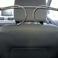 thumbnail image 4 of Percha de metal ajustable para coche con varillas de sujeción para reposacabezas Percha de asiento de acero inoxidable Soporte para ropa, 4 of 4
