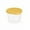 Yellow, variant on Bfogop Plastic Jars with Lids, Empty Wide-Mouth Jars with Lids, Airtight Food Containers Plastic Jars Food Jar Clear Cylinder Container for Grocery Kitchen Dry Food Butter
