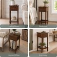 thumbnail image 5 of Convenience Concepts French Country Kourtney No Tools 1 Drawer Accent Table with Shelf, Espresso, 5 of 6