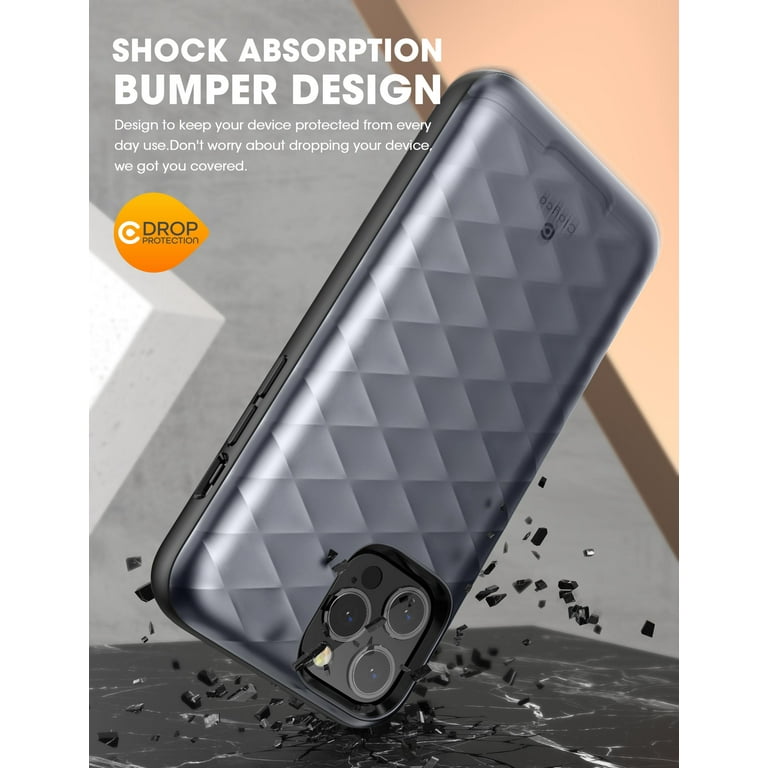 iPhone 12 Pro Max Case, Clayco [Argos Series] Slim Card Holder