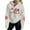 Grey, variant on Wang6 Womens Quarter Zip up Pullovers Christmas Graphic Plus Size Sweatshirts Printed Long Sleeve V Neck Lapel Tops Tshirts Grey XL