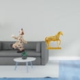 thumbnail image 2 of Figuras de , escultura de resina, estatua de caballo, adorno de mesa, detalles artísticos realistas, ideal para sala de estar, dormitorio, ofici, 2 of 8