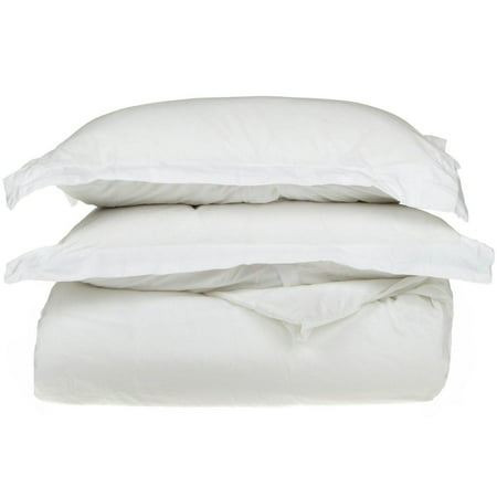 Egyptian Cotton Standard Duvet Cover - Superior 1200 Thread Count Single-Ply Egyptian Cotton Solid Duvet Cover Set