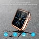thumbnail image 4 of Paquete De 3 Compatibles Con Caja Apple Watch De 38 Mm, Protector De Pantalla Suave HD De Alta Sensibilidad Con Funda Protectora Anticaída De TPU Para Iwatch, 4 of 5