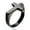 6, variant on K-KED Vintage Classic Jesus Cross Ring Stainless Steel Men Women Elegant Wedding Band-10-Gold