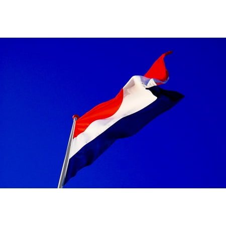 laminated poster flag netherlands wind dutch flag holland poster