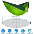 thumbnail image 4 of Hamaca para acampar al aire libre, adecuada para caminatas al aire libre, puede soportar 30, 4 of 4