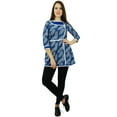 thumbnail image 2 of Phagun Women Wear Casual Kurta 3/4 Sleeve Top Short Kurti Cotton Clothing Blouse, 2 of 6