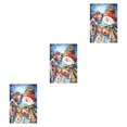 thumbnail image 1 of Kearding Pintura de diamante de Navidad Decoración de pared de diamantes de imitación Muñeco de nieve Pinturas para el hogar Type5 NO5, 1 of 6