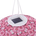 thumbnail image 4 of Farol solar redondo LED de 10 pulgadas, decoración colgante impermeable (flor roja B) Lamparas, 4 of 7