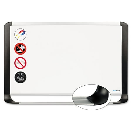 UPC: 0560375093545 | Mastervision Porcelain Magnetic Dry Erase Board 29.5 x 48 White/Silver MVI050401