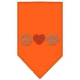 thumbnail image 6 of Pet and Dog Bandana Rhinestone, "Peace Love Paw", 6 of 10