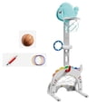 thumbnail image 2 of Milaget Basketball Hoop Outdoor Toy Adjustable Height for Background Indoor Backyard, 2 of 8