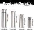 thumbnail image 3 of 750ml/25oz Stainless Steel Vacuum Insulated Water Bottle, 18/8 Leak-Proof Thermos for Men Women, Portable Metal Flask for Outdoor Hiking Travel Gym, Silver L, By VINOIC, 3 of 9