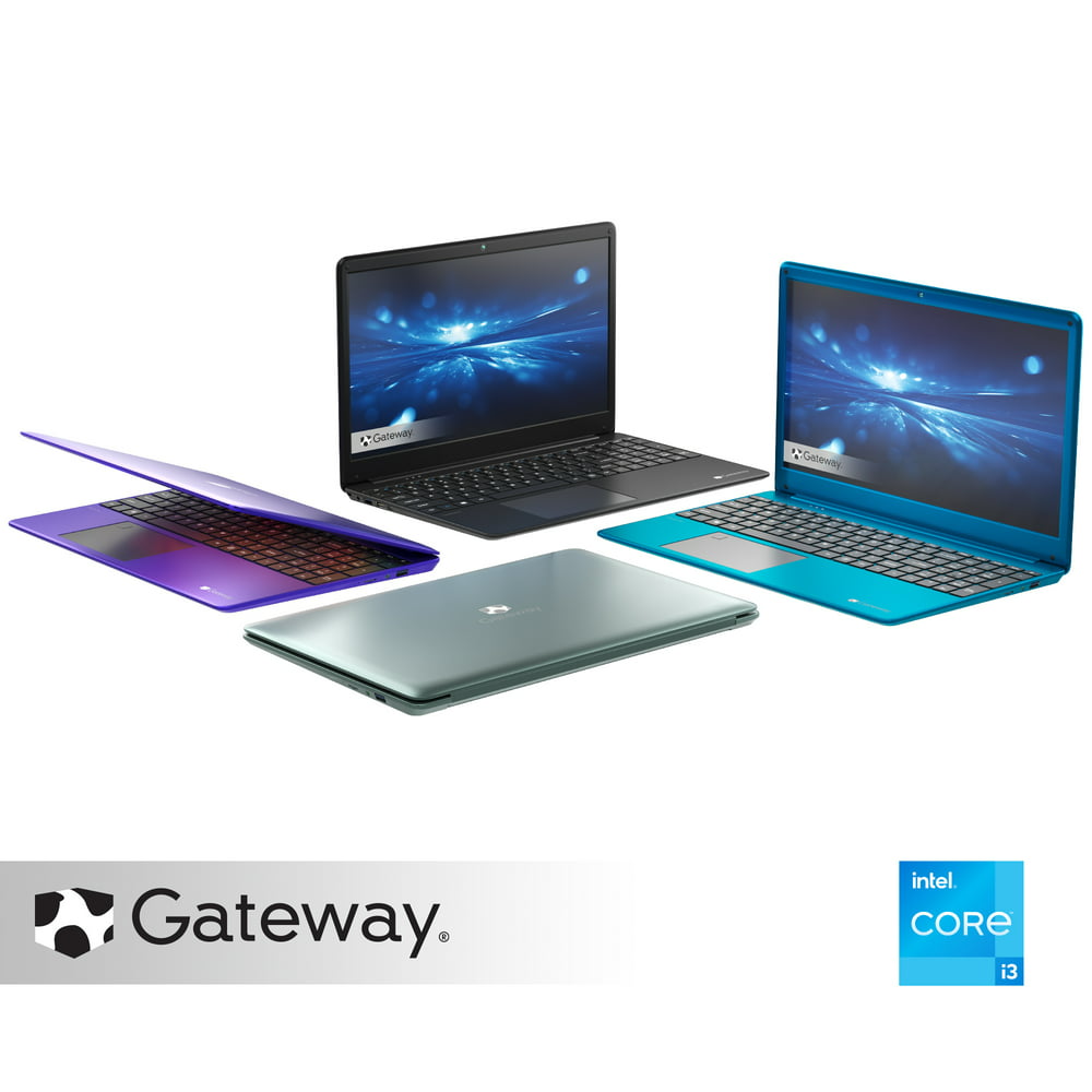 Gateway 15.6" Ultra Slim Notebook, FHD, Intel® Core™ i3-1115G4, Dual Core, 8GB Memory, 256GB SSD, Tuned by THX™, 1.0MP Webcam, HDMI, Fingerprint Scanner, Cortana, Windows 10 Home, Blue