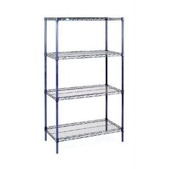 Electroplating Starter Shelf Unit, Poly-Z-Brite - 24 x 60 x 63 in.