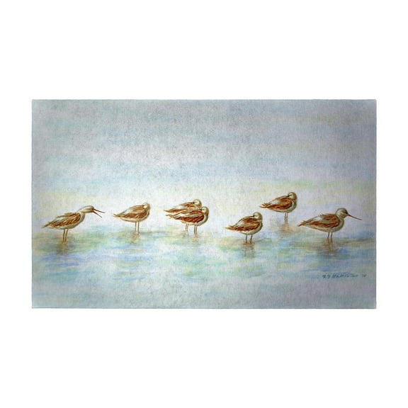 Betsy Drake Interiors Avocets Door Mat 18x26