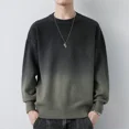 thumbnail image 3 of Suéter de cuello redondo y cuello redondo para hombre, novedad en suéteres de punto para hombre, prendas de punto de otoño e invierno, ropa popular coreana, top Harajuku, 3 of 4
