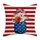 thumbnail image 2 of 4th Of July Cushion Covers , Stars Flag Patriotic Cushion Covers, 4th Of July Decor For For Sofa Bedroom Home Decor, 2 of 6