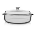 Libbey Baker's Basics Glass Casserole Dish with Cover, 3quart