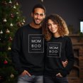 thumbnail image 2 of EcoLoom Mom Bod Proud Mother Gym Workout Mum Long Sleeve Unisex Midweight Crewneck Sweatshirt, 2 of 4