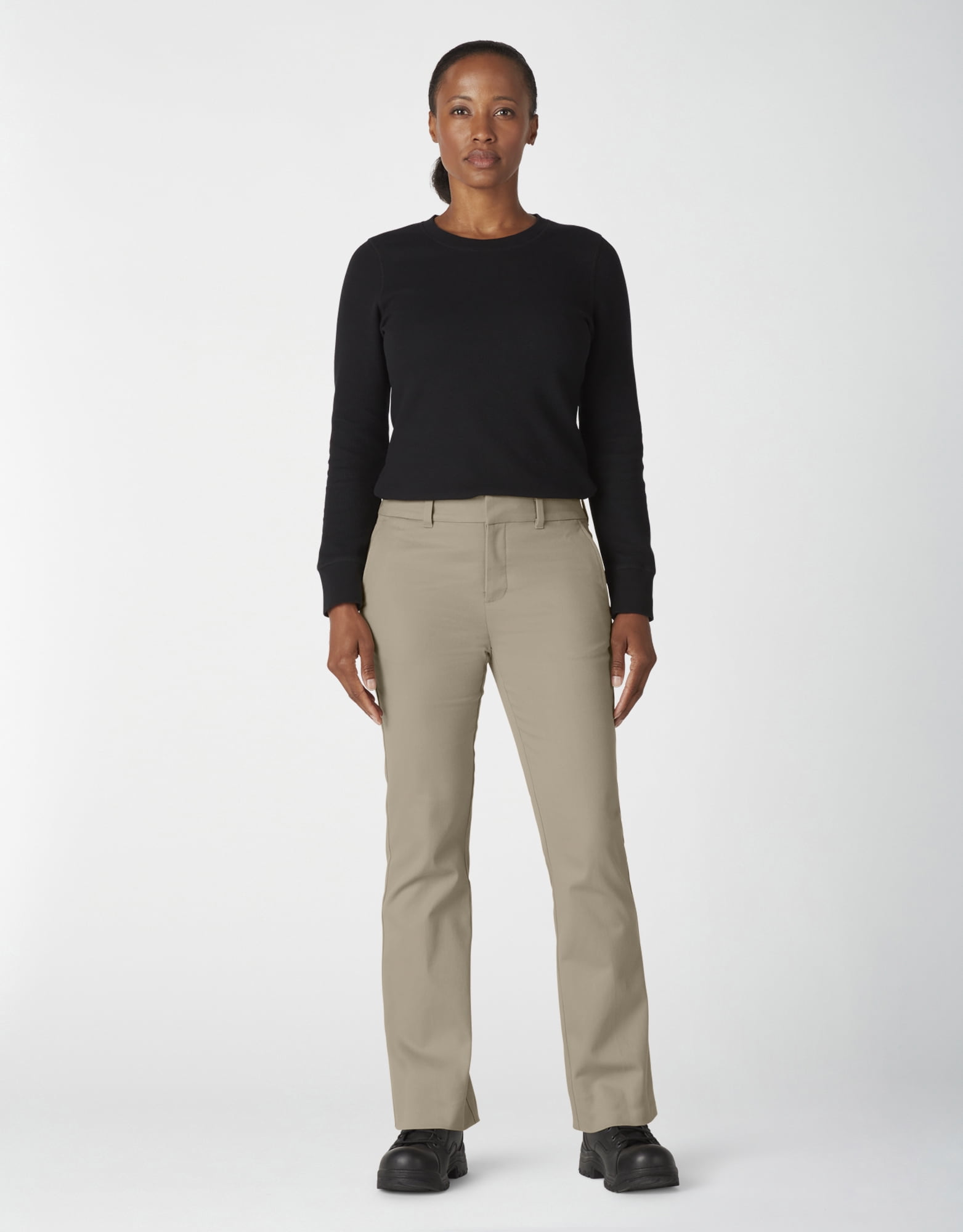 Genuine Dickies Regular Bootcut Flat Front Pant (Women's), 1 Count, 1 Pack