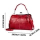 thumbnail image 4 of Xihbxyly Elegante Bolso Geométrico Vintage de Piel Sintética, Bandolera de Gran Capacidad, con Cierre de Hebilla, Imprescindible para El Día a Día de Mujer, Correa Ajustable Incluida., 4 of 6