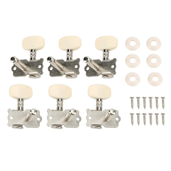 Cabezal de máquina de guitarra, 6 piezas Botón de cuerda de guitarra Clavijas de afinación de guitarra Botón de cuerda de guitarra Parte superior de la línea Jadeshay A
