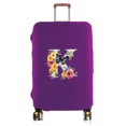 thumbnail image 1 of Travel Luggage Cover Baggage Suitcase Protector Washable Reusable Dustproof Scratch-proof Suitcase Cover Butterfly Print Pattern 8butterfly letter K M, 1 of 6